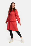 Parka blouse van parachutestof met stretch 'Isara'