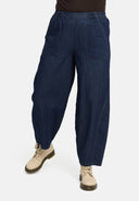 Wijde broek in denim blauw 'Bella'