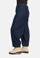 Wijde broek in denim blauw 'Bella'