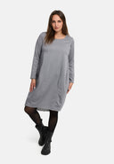 'Juline' Klänning – Denim med stretch i O-silhuett