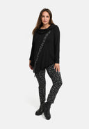 'Seriva' tunika – A-linja, jossa on kauluri ja vinopaneeli