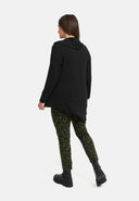 'Seriva' tunika – A-linja, jossa on kauluri ja vinopaneeli