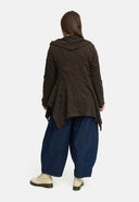 'Brunel' Tuniek – korte vorm, edel gestructureerd & overhemdkraag