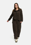 'Brunel' Hose – acogedor stretch, edel strukturiert & verstellbarem Saum