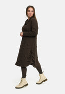 'Brunel' mekko – Cowl-Neck, sivurypytys & midipituus