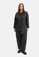 'Cleo' Μπλούζα-σακάκι – κουμπωτή, χαλαρή και φαρδιά, καλαίσθητες γραμμές