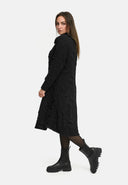 'Brunel' mekko – Cowl-Neck, sivurypytys & midipituus