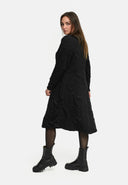 'Brunel' mekko – Cowl-Neck, sivurypytys & midipituus