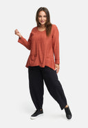 Maglia lunga a trapezio 'Ferina'