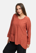 Maglia lunga a trapezio 'Ferina'