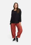 Maglia lunga a trapezio 'Ferina'