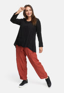 Maglia lunga a trapezio 'Ferina'