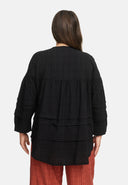 Túnica solta com corte em camadas 'Ferina'