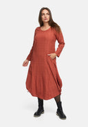 Kleid in A-Linie mit Raffung 'Ferina'