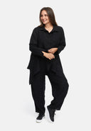 Blusa-túnica, linha A, assimétrica 'Noira'