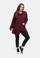 Tunika A-linje med cowl-krage 'Floréa'