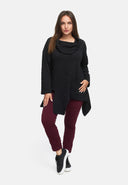 Tunika A-linje med cowl-krage 'Floréa'