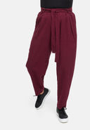 Pantaloni con cintura in misto canapa-cotone 'Elure'