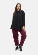 Los vallende tuniek van hennep-katoenmix 'Elure'