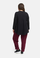 Los vallende tuniek van hennep-katoenmix 'Elure'