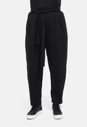 Pantaloni con cintura in misto canapa-cotone 'Elure'