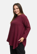 Los vallende tuniek van hennep-katoenmix 'Elure'