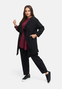 Jacke A-Linie, Asymmetrisch, mit Struktur-Muster 'Noira'