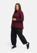 Μπουφάν ασύμμετρο με φερμουάρ 'Floréa'