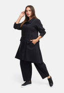 Parka blouse van parachutestof met stretch 'Isara'