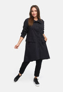 Parka blouse van parachutestof met stretch 'Isara'