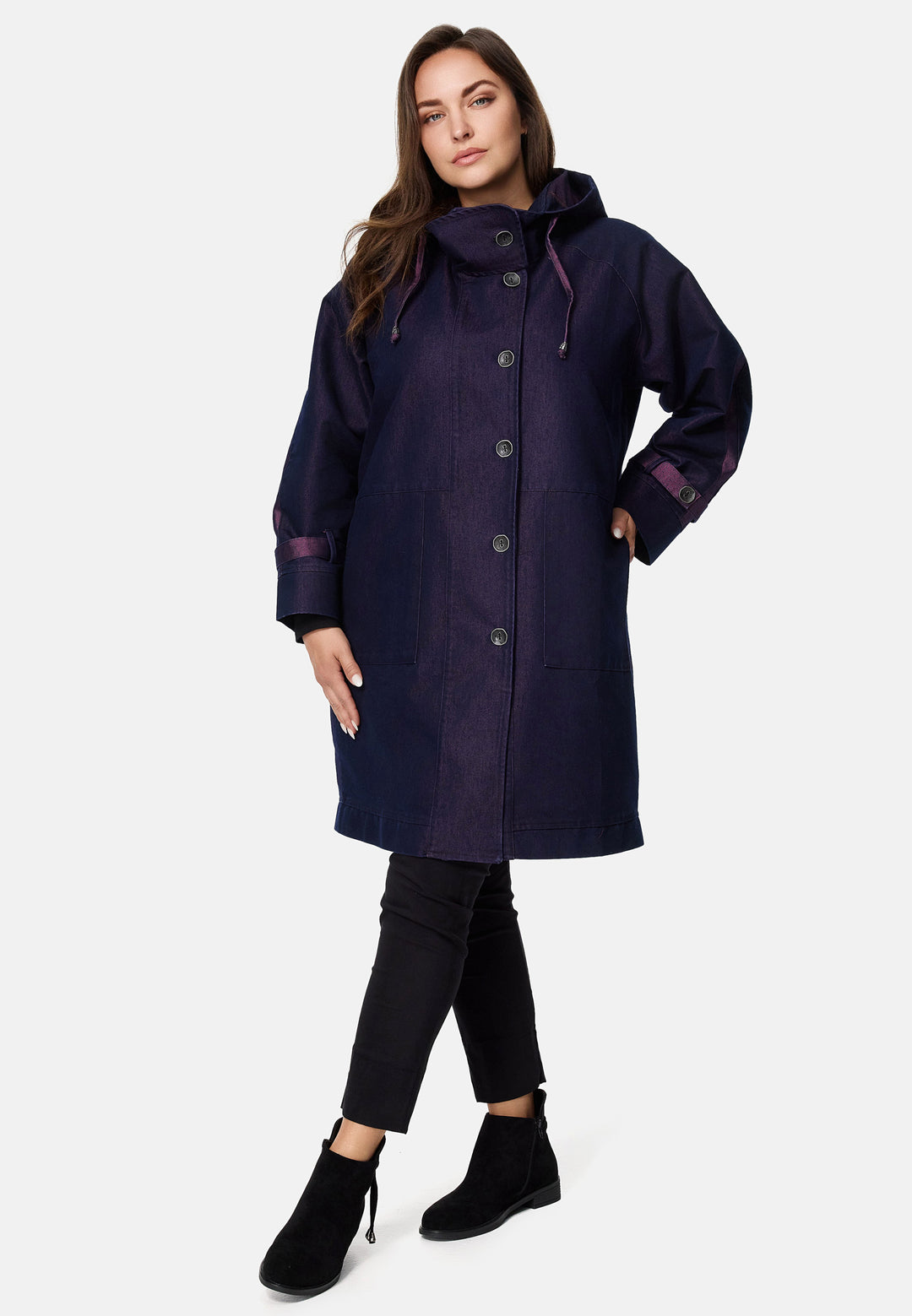 Kekoo Denim coat 'Iris' 