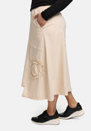 'Livia' Kjol – A-linje, asymmetrisk & stretch