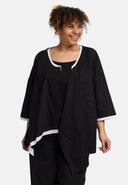 Blusa 'Saria' – assimétrica, leve e natural