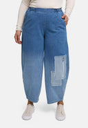 Calças 'Sky' – Denim Premium, Remendo & Elasticidade