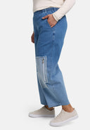 Calças 'Sky' – Denim Premium, Remendo & Elasticidade