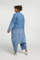 Płaszcz 'Sky' – Wysokiej jakości dżins, cieniowane barwienie i rozciągliwość