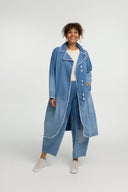 Płaszcz 'Sky' – Wysokiej jakości dżins, cieniowane barwienie i rozciągliwość