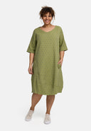 'Olina' Jurk – licht, gestructureerd & Zacht-Rekbaar