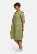 'Olina' Jurk – licht, gestructureerd & Zacht-Rekbaar