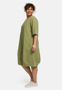 'Olina' Jurk – licht, gestructureerd & Zacht-Rekbaar