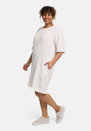 'Crissa' Jurk – geplooid, zacht & figuurvriendelijk