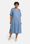 Vestido 'Alina' – línea A, suave y con detalles de cordón