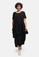 'Zaya' Jurk – asymmetrisch, soepel vallend & tijdloos elegant