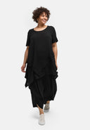 'Zaya' Jurk – asymmetrisch, soepel vallend & tijdloos elegant