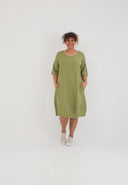 'Olina' jurk – licht, gestructureerd & soft-stretch