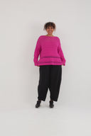 'Livia' broek – wijde pasvorm, strak design en stretch