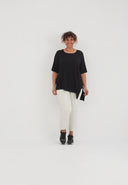 'Crissa' Tunic – pleated, light & modern-asymmetric