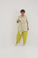 'Livia' blouson-tuniek – licht, losvallend en artistiek gemêleerd