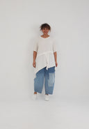 'Crissa' V-hals tuniek – licht, nonchalant & flatterend voor het figuur